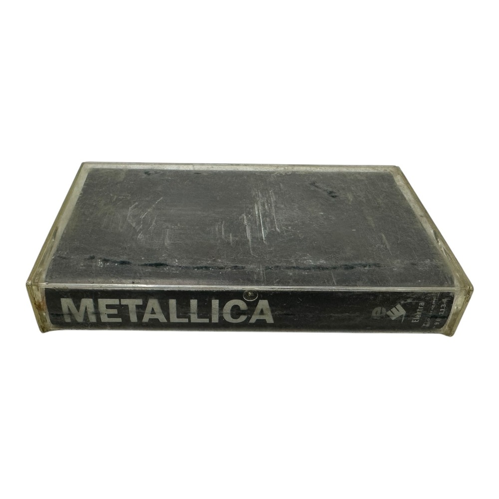 Metallica Black Album Cassette 1991 Elektra 61113-4 1st Edition US